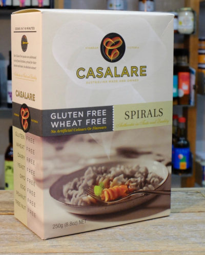 Casalare - Gluten and Wheat free pasta - Spirals 250g
