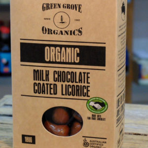 Green Grove Organics - Organic Milk Chocolate Coated licorice 180g